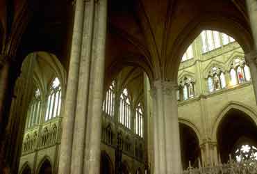Columnas de la Catedral de Amiens