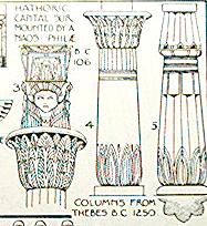 Columnas de Tebas año 1250 a.c.
