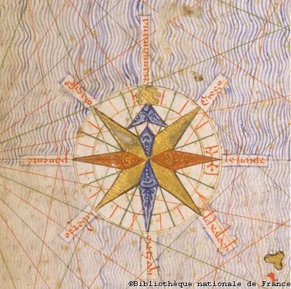 Rosa de los Vientos del Atlas Catal&aacute;n de los Cresques